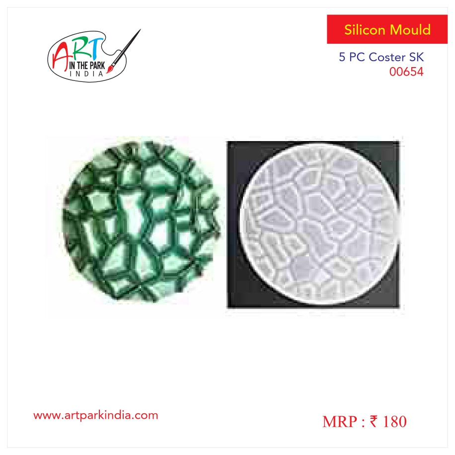 Artpark Silicon Mould coster sk