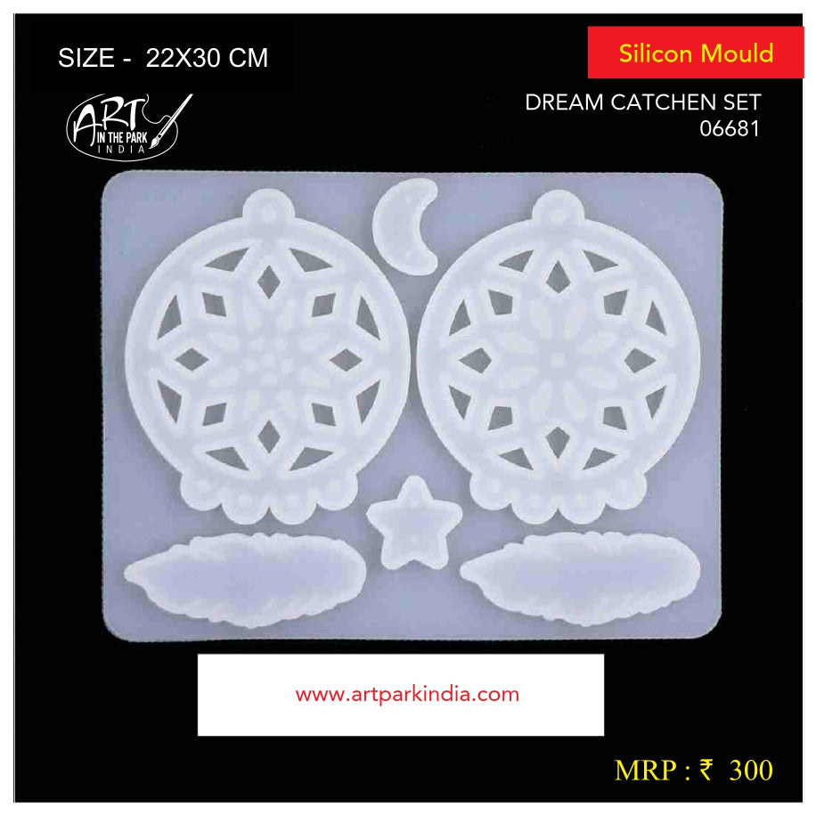 Artpark Silicon Mould Dream Catchen set 06681