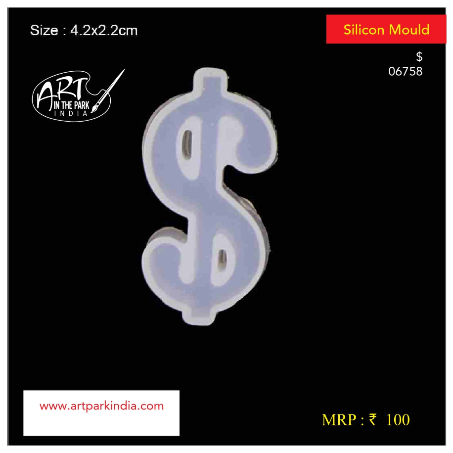 Artpark Silicon Mould $ Symbol-06758