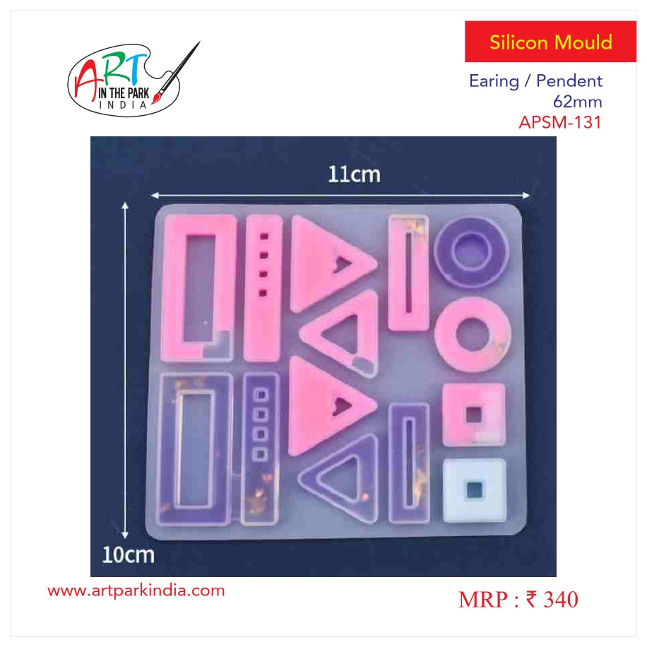 Artpark Silicon Mould Earing/Pendent 62mm