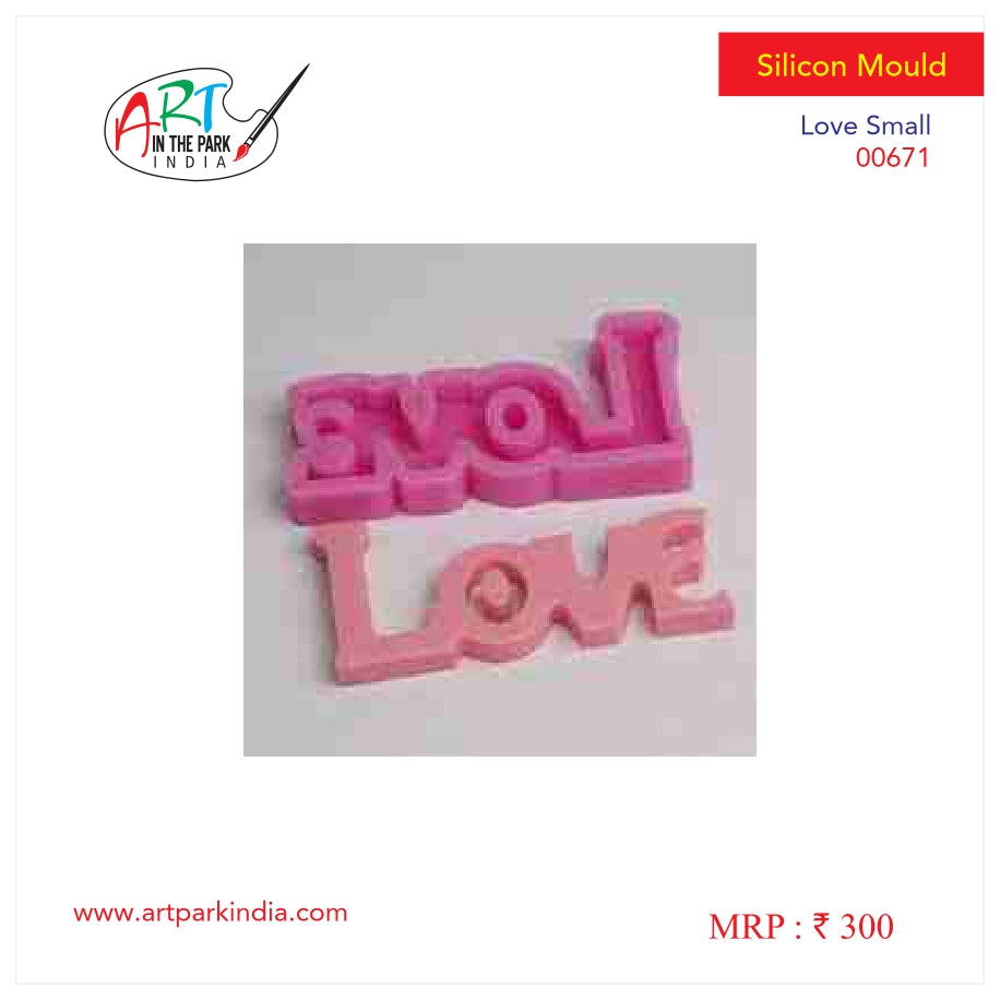 Artpark Silicon Mould Love Small ap0671