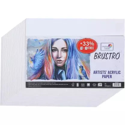 BRUSTRO ACRYLIC PAPER 400GSM A5