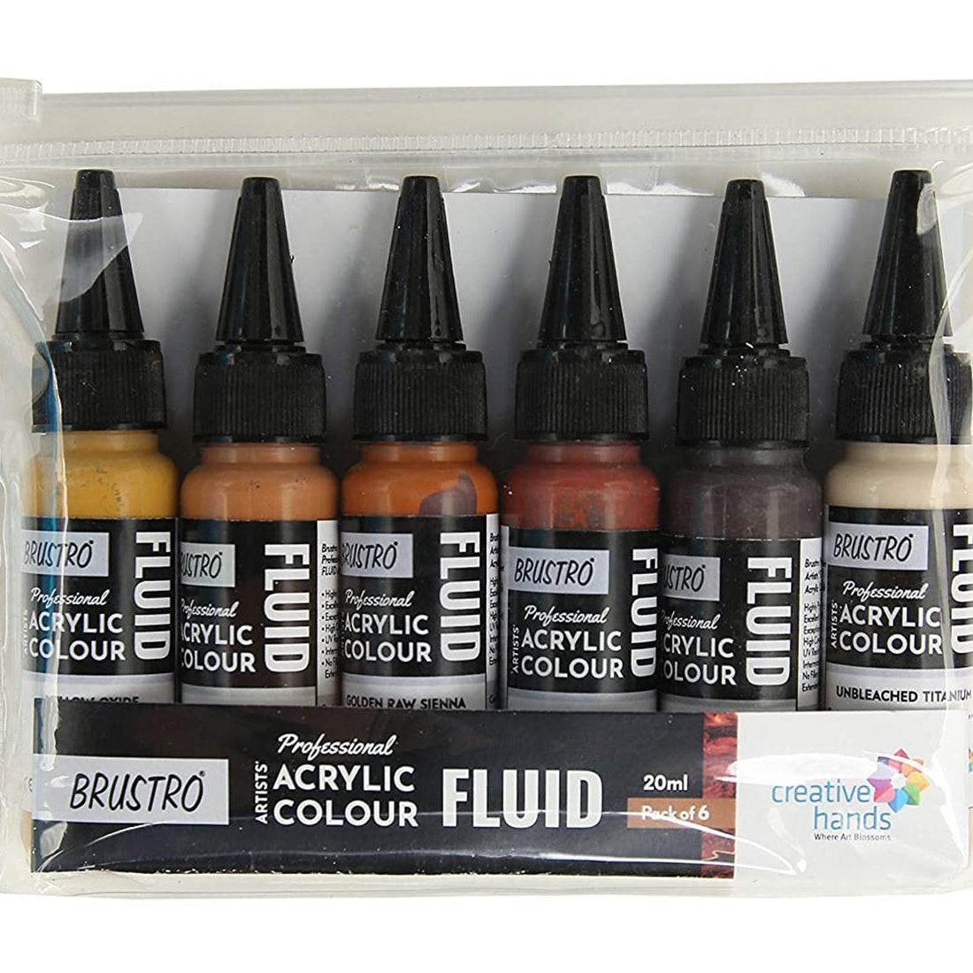 BRUSTRO PROFESSIONAL FLUID ACRYLIC COLOUR-DOWN TO EARTH