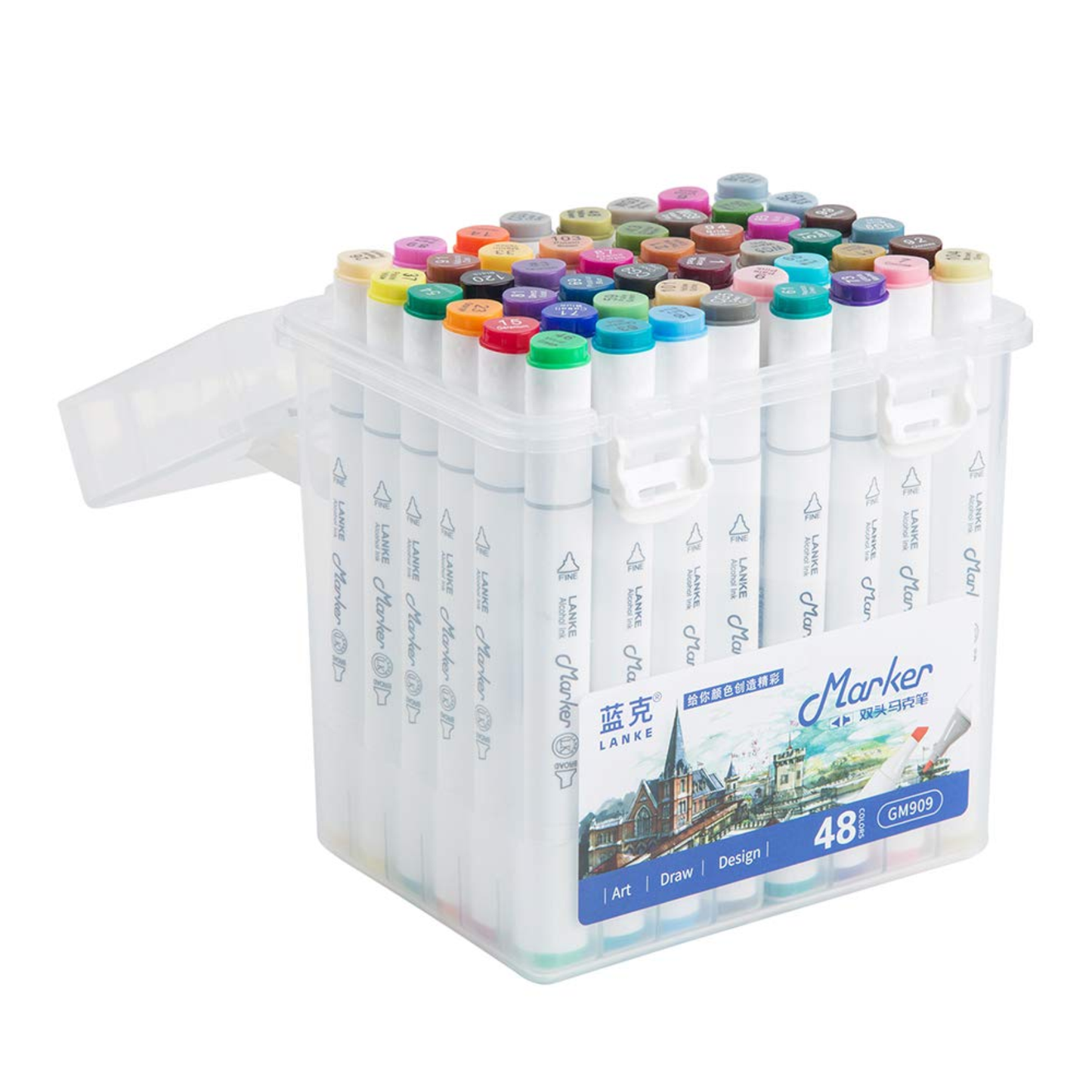 Lanke Alcohol Marker set of 48