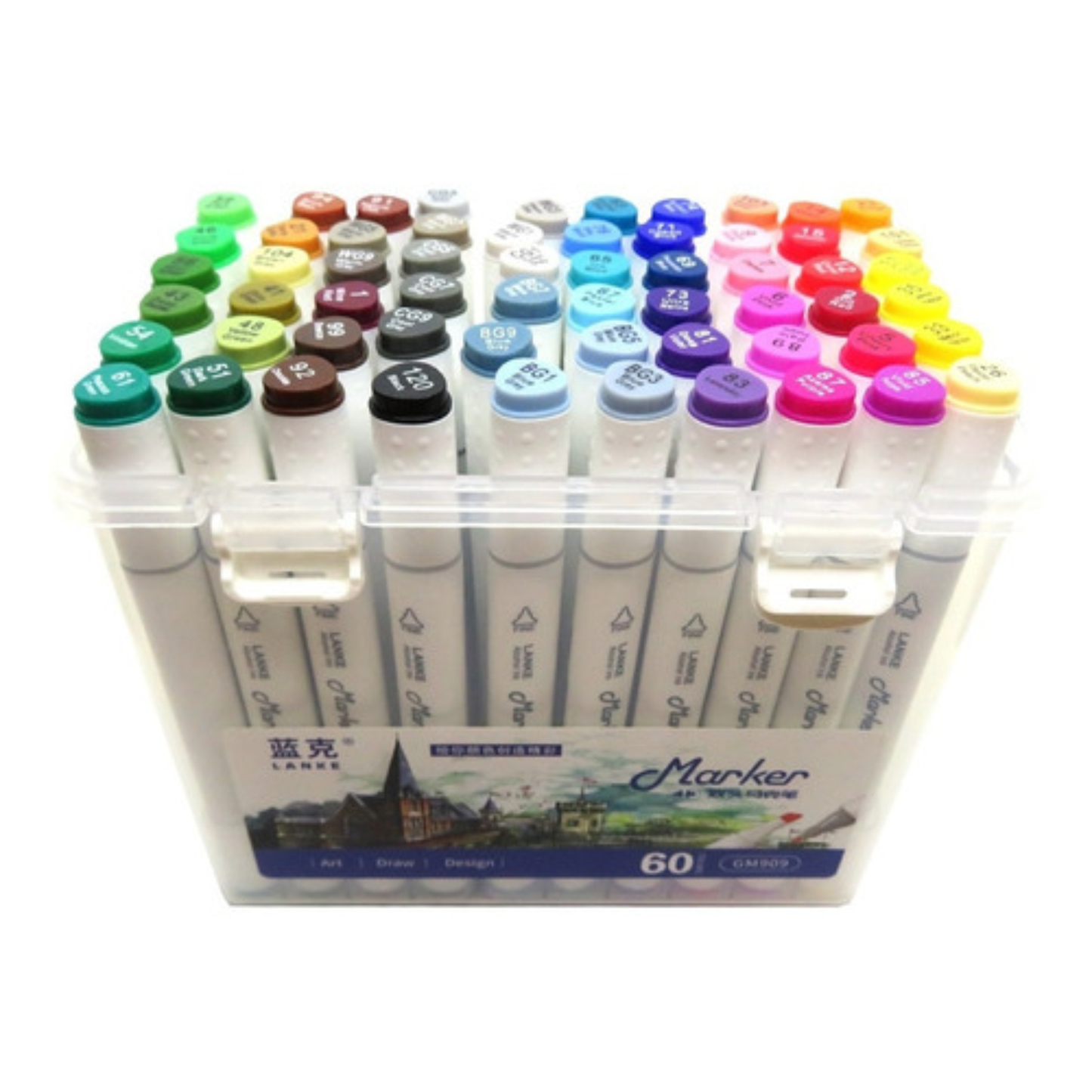 Lanke Alcohol Marker set of 60