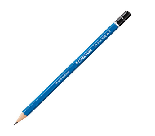 STAEDTLER MARS LUMOGHRAPH DRAWING PENCIL 100-B