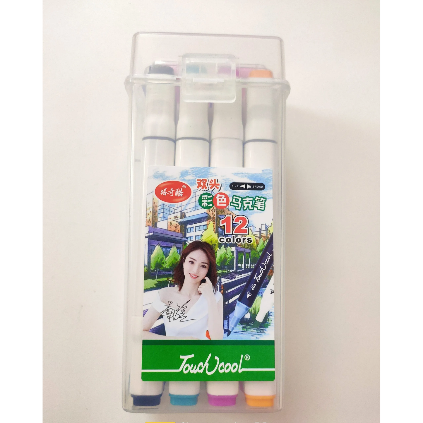 Touchcool W Alcohol Marker set of 12