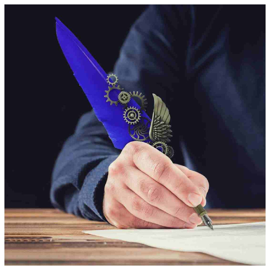 El-dorado Antique Feather Pen Set 06835