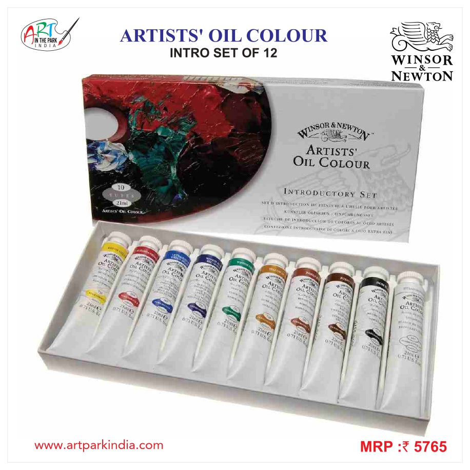 WINSOR NEWTON ARTISTS' OIL COLOR INTRO SET OF 12