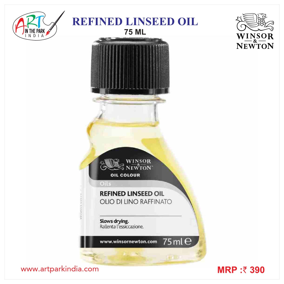 WINSOR NEWTON REFINED LINSEED OIL 75ml