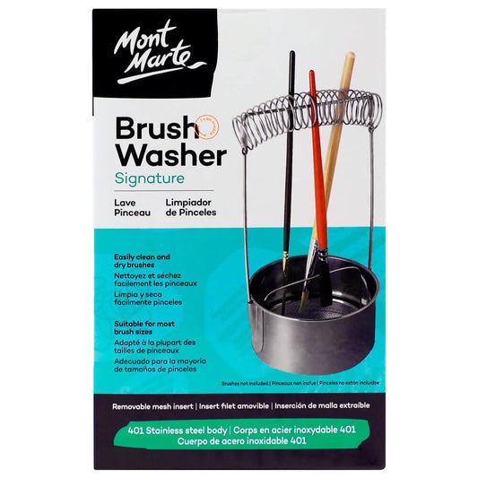 Mont Marte Brush Washer Stainless steel Body