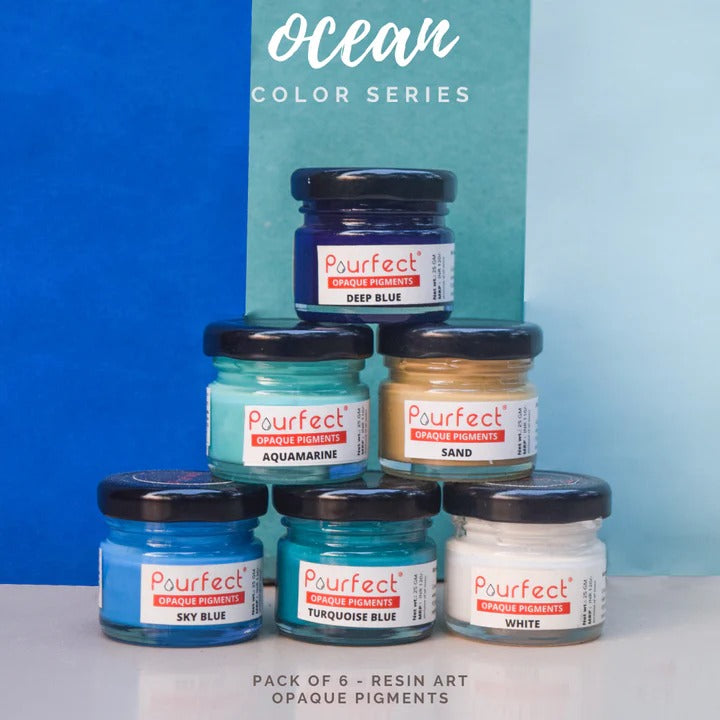 Pourfect Pigment kit Ocean  Set of 6