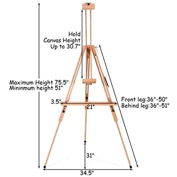 Art Park wooden sketch and painting Easel