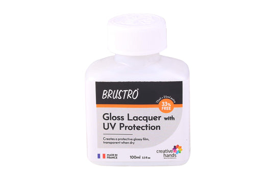 BRUSTRO GLOSS LACQUER WITH UV PROTECTION 100ML