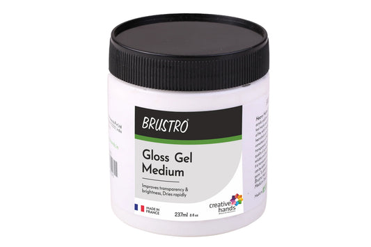 BRUSTRO HEAVY GLOSS GEL MEDIUM 237ML