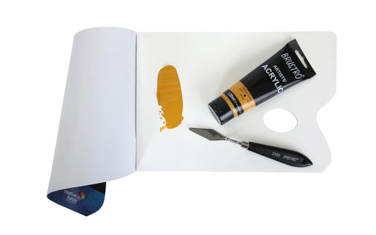 BRUSTRO ACRYLIC TUBE 120ml YELLOW OCHRE