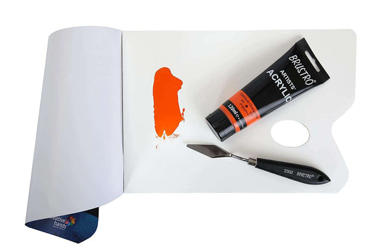 BRUSTRO ACRYLIC TUBE 120ml CAD ORANGE HUE