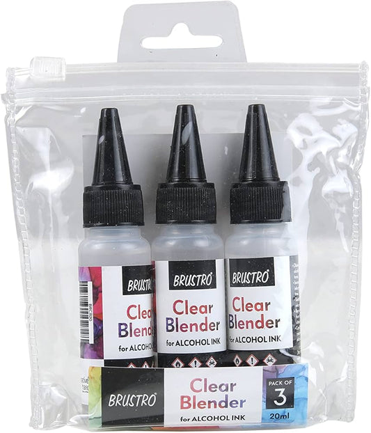 BRUSTRO CLEAR BLENDER FOR ALCOHOL INK 20ML