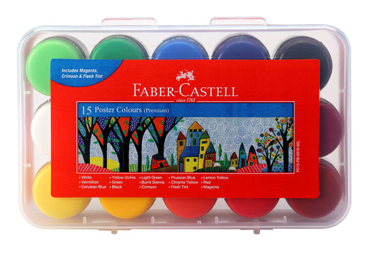 FABER - CASTELL POSTER COLOR SET OF 15