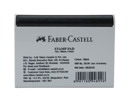 FABER-CASTELL STAMP PAD SMALL BLACK