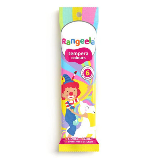 PIDILITE RANGEELA TEMPERA COLOR 12 ( 6 NEW PASTEL COLOR )