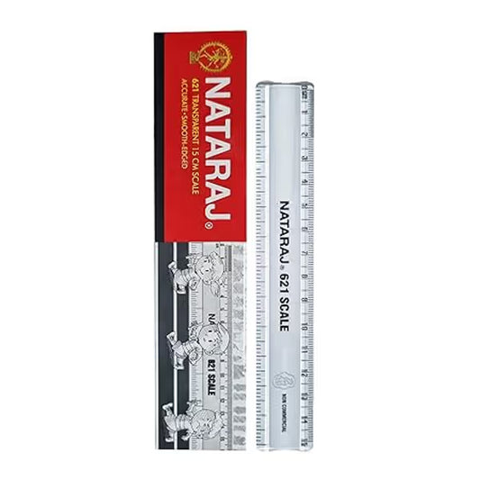NATARAJ PLASTIC SCALE 15CM ( 10 PCS )