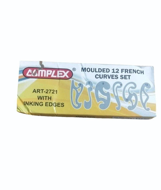 ARTPARK COMPLEX MOULDED FRENCH CURVES SET OF 12
