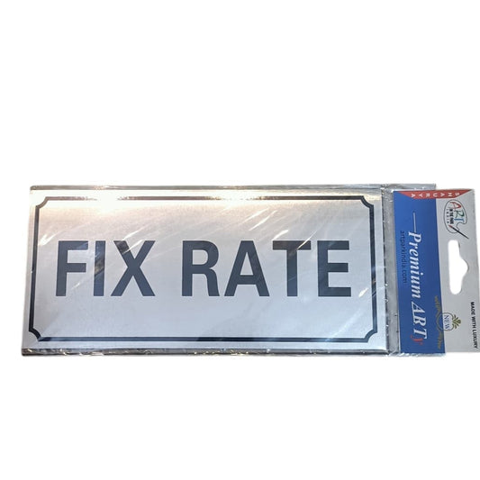 ARTPARK  SIGN M AC FIX RATE STICKER