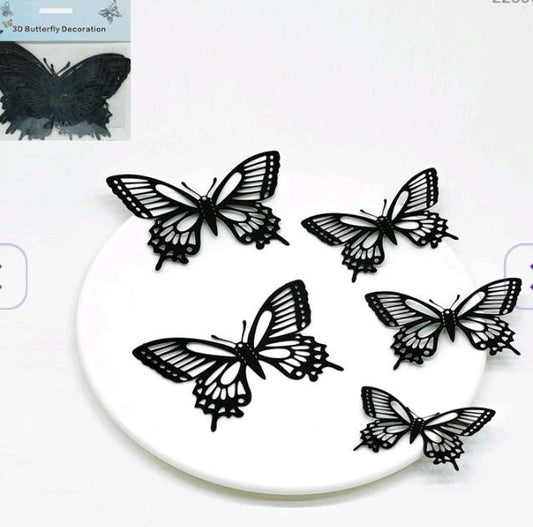 Artpark 3d Butterfly 12 pcs set - Assorted Colors