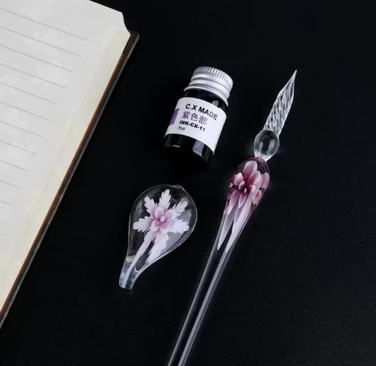 ARTPARK GLASS FLOWER DIP PEN