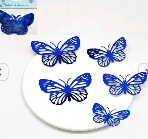 Artpark 3d Butterfly 12 pcs set - Assorted Colors