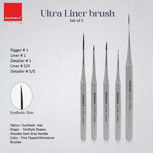 somars Ultra Liner Brush -Set of - 5