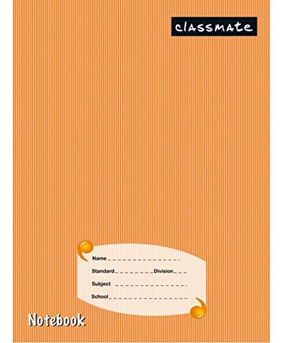 Classmate Notebook 240x180 72 pages center Pin