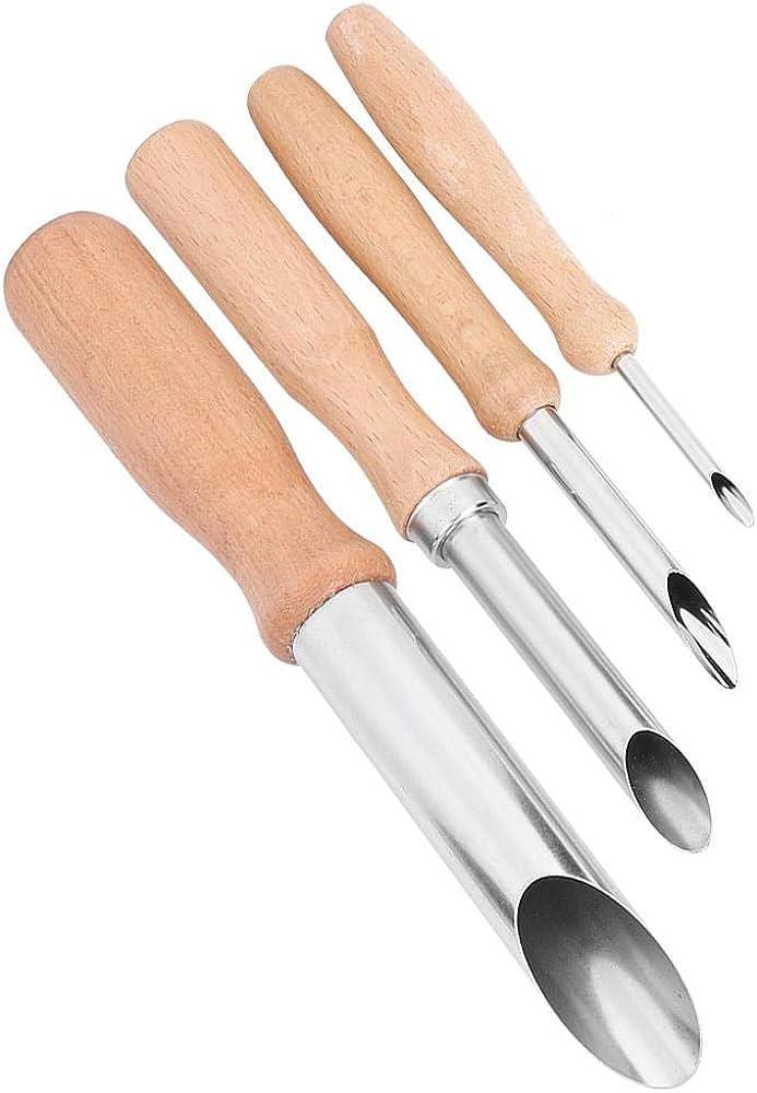 Artpark Pottery Clay Tool, 4 pcs Pottery Clay Tools Round Hole Sludge Cutter Pottery