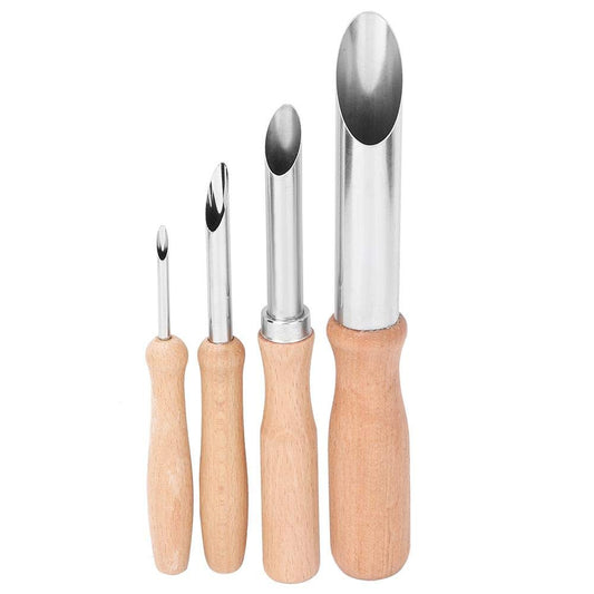 Artpark Pottery Clay Tool, 4 pcs Pottery Clay Tools Round Hole Sludge Cutter Pottery