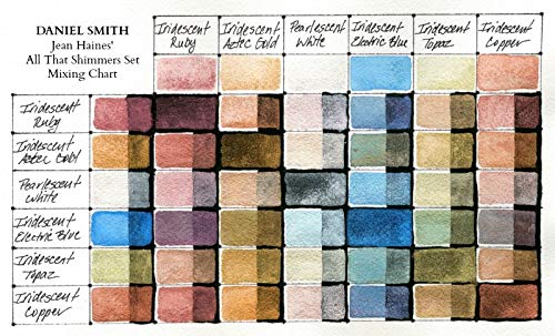 Daniel Smith Jean Haines' All That Shimmers Set of 6 Watercolor Tubes 5 ml