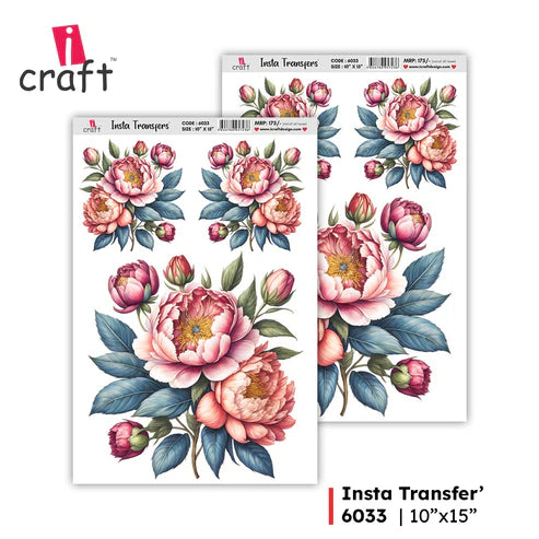 icraft Water Transfer Stickers-6033