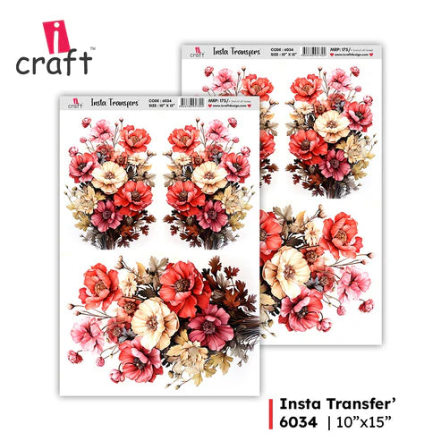 icraft Water Transfer Stickers-6034