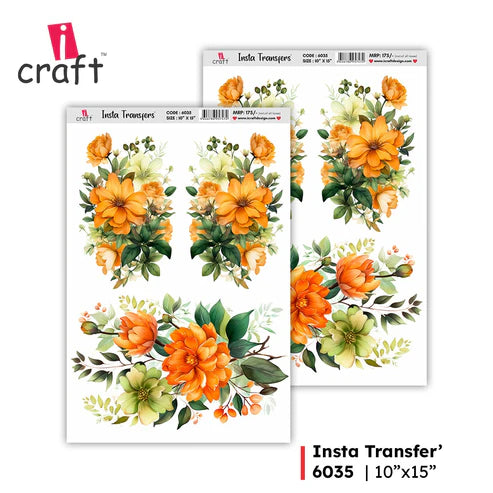 icraft Water Transfer Stickers-6035