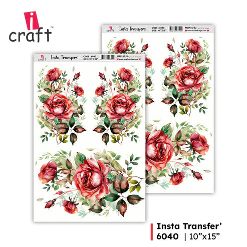 icraft Water Transfer Stickers-6040