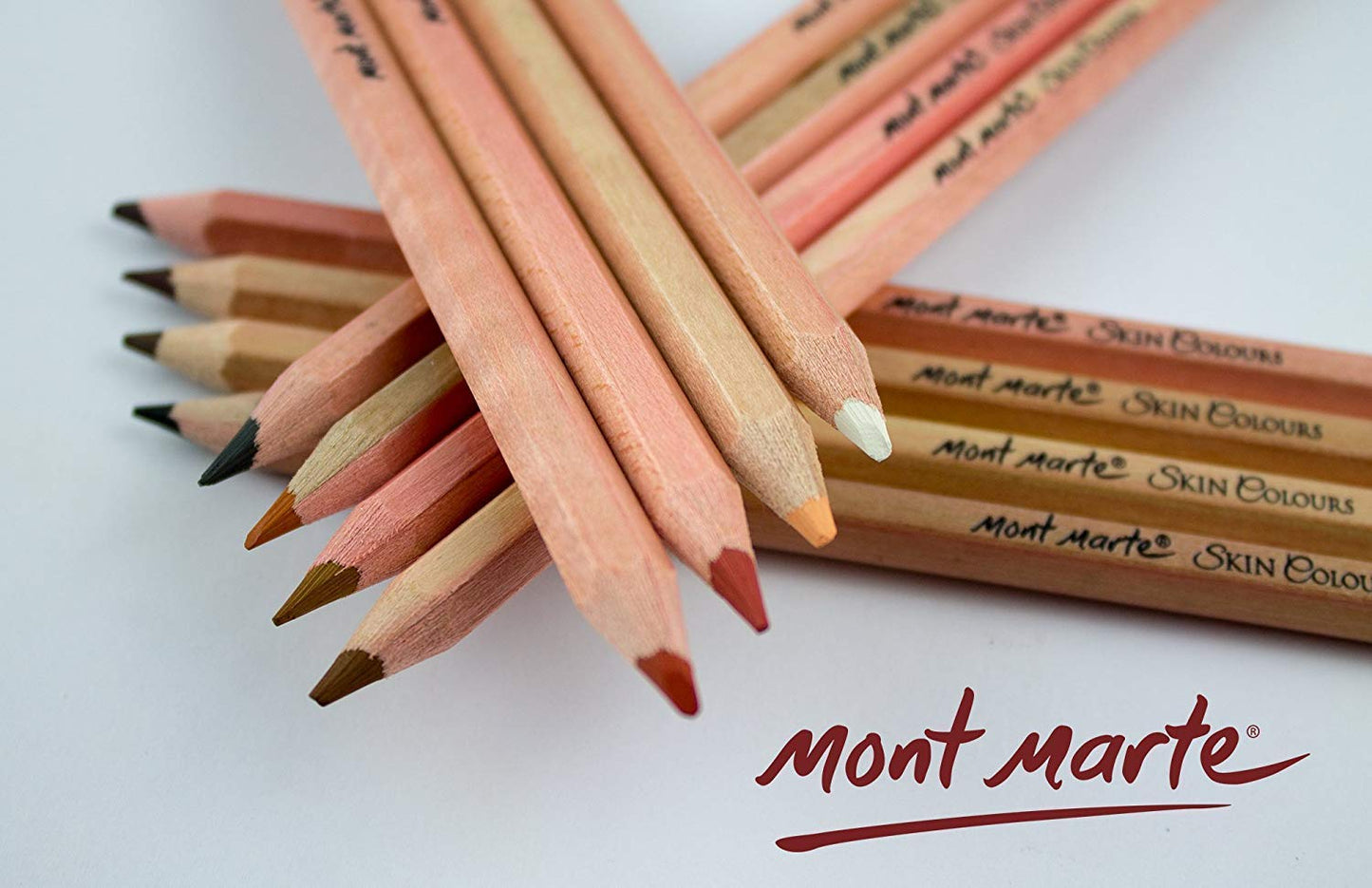 MONT MARTE Artist 12 Skin Colour Pencils