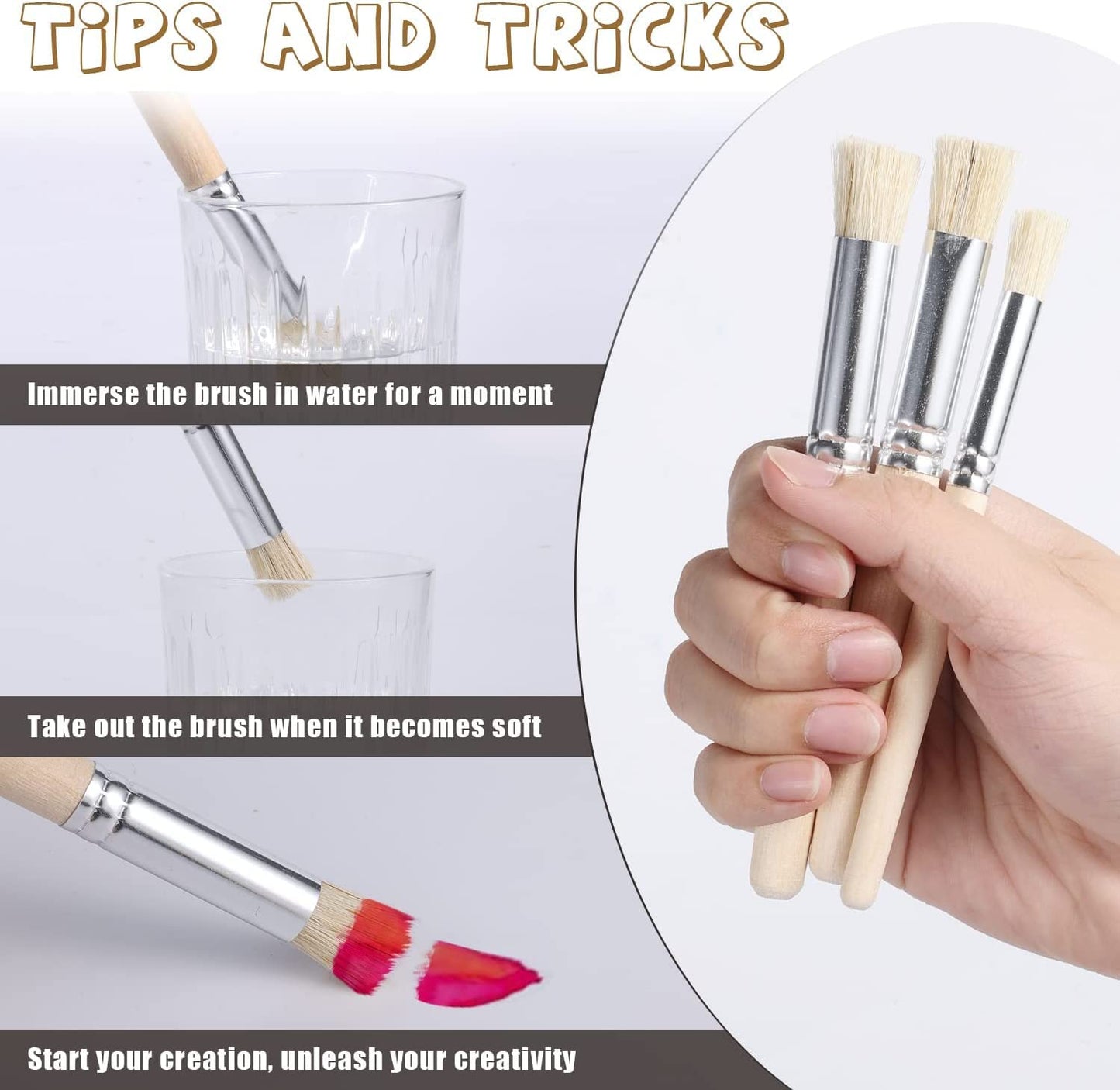 Artpark Stencil Brush 6 PCs