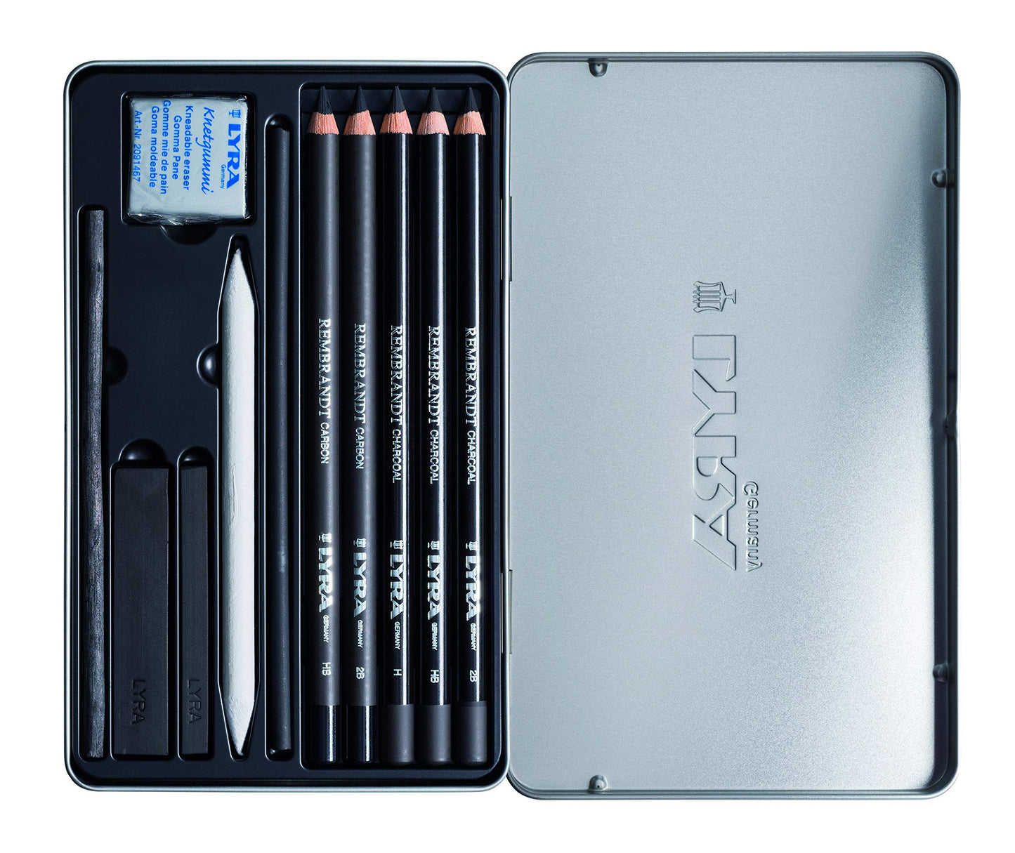 Lyra Charcoal set box