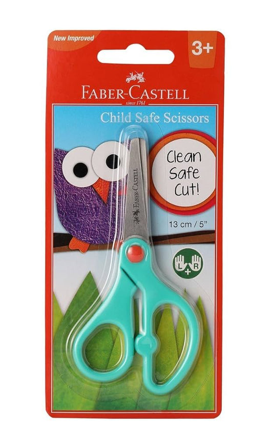 FABER-CASTELL CHILD SAFE SCISSORS 13CM