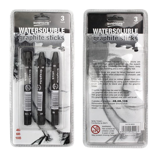 Artpark Worison Watersoulable graphite seticks 3 pcs