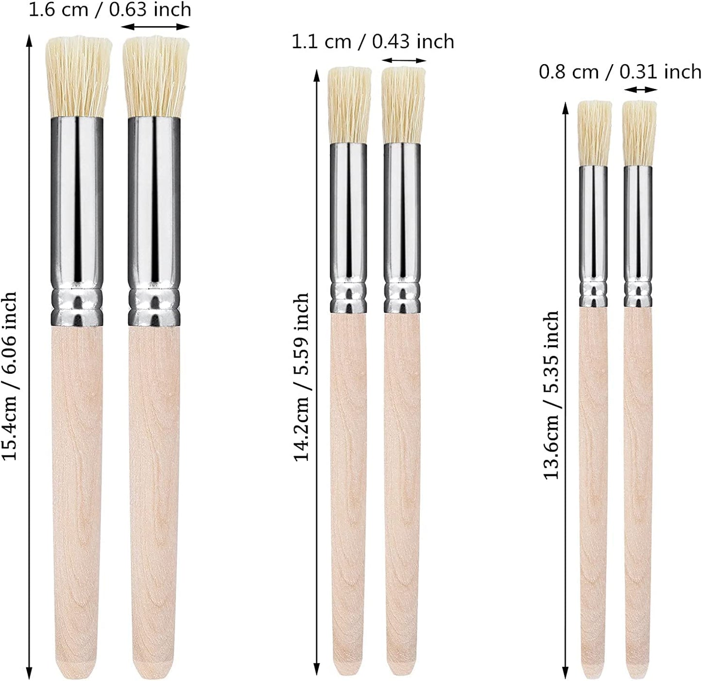 Artpark Stencil Brush 6 PCs