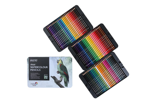 BRUSTRO WATER COLOUR PENCILS SET OF 72