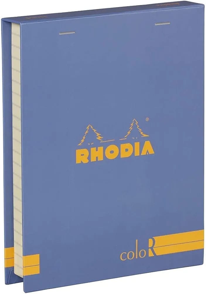 Rhodia Basics Stapled Sapphire Blue Line Ruled ColoR Treasure Box Set 92968