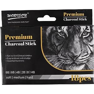 Artpark Worison Charcoal Stick 18 Pcs