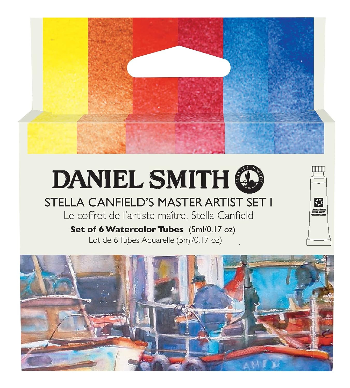 Daniel Smith Watercolor 6 Color Stella Canfield's Master Artist Set #1 (6 X 5ml Tubes)